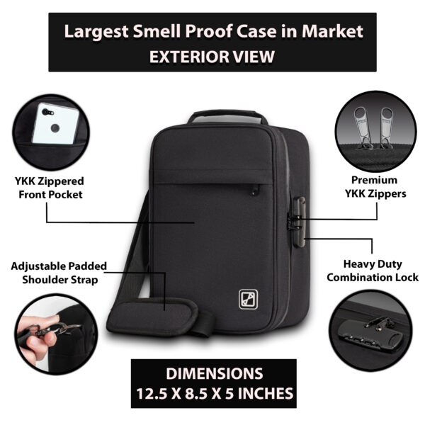 Dannhich Smell Proof Case Exterior View