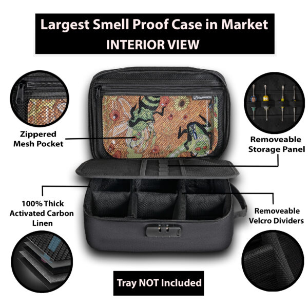 Dannhich Smell Proof Case Interior View