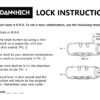Dannhich Combination lock instructions