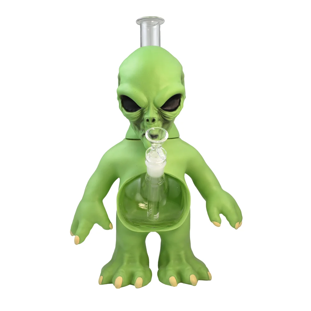 13 Inch Alien Green Bong