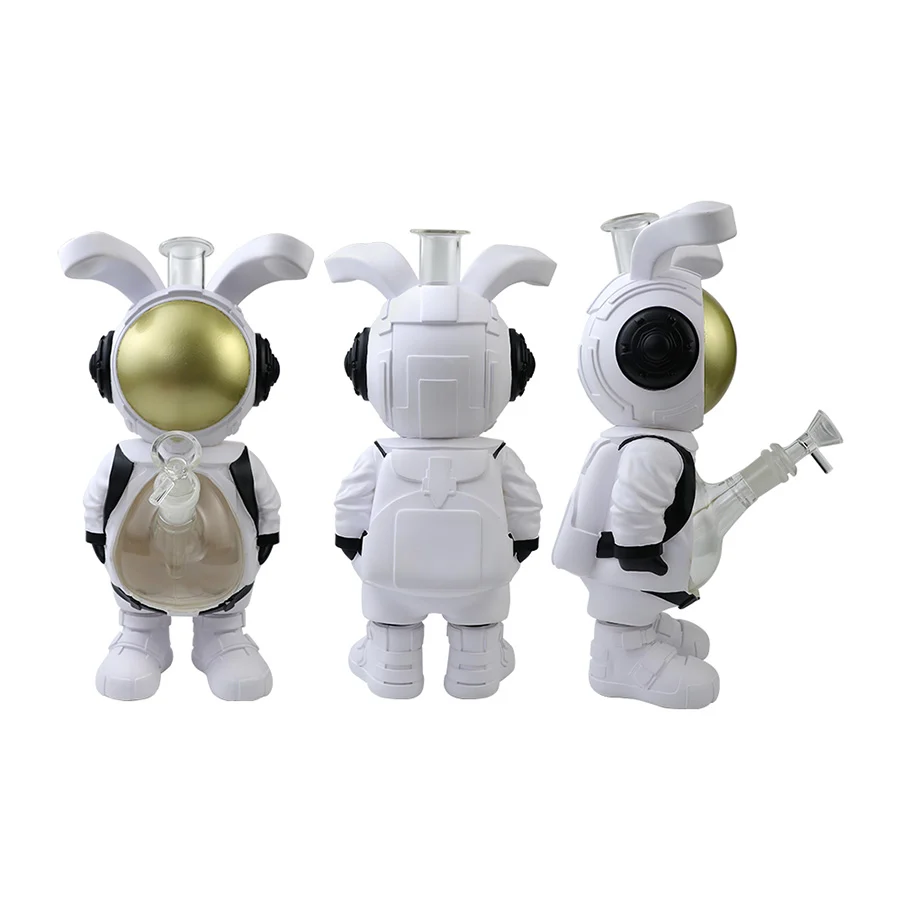 11.5 Inch Enamel Backpack Rabbit Bong - Image 2