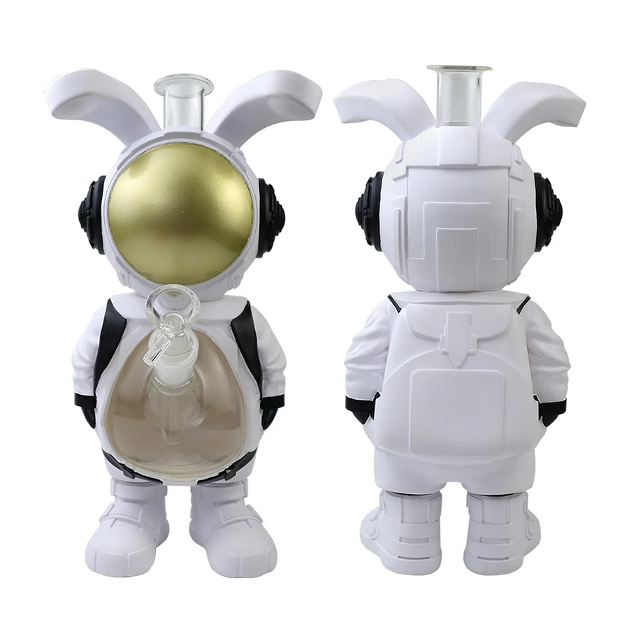 11.5 Inch Enamel Backpack Rabbit Bong - Image 5