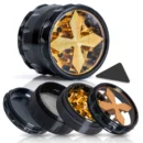 Zinc Alloy 4-Piece Tobacco Grinder