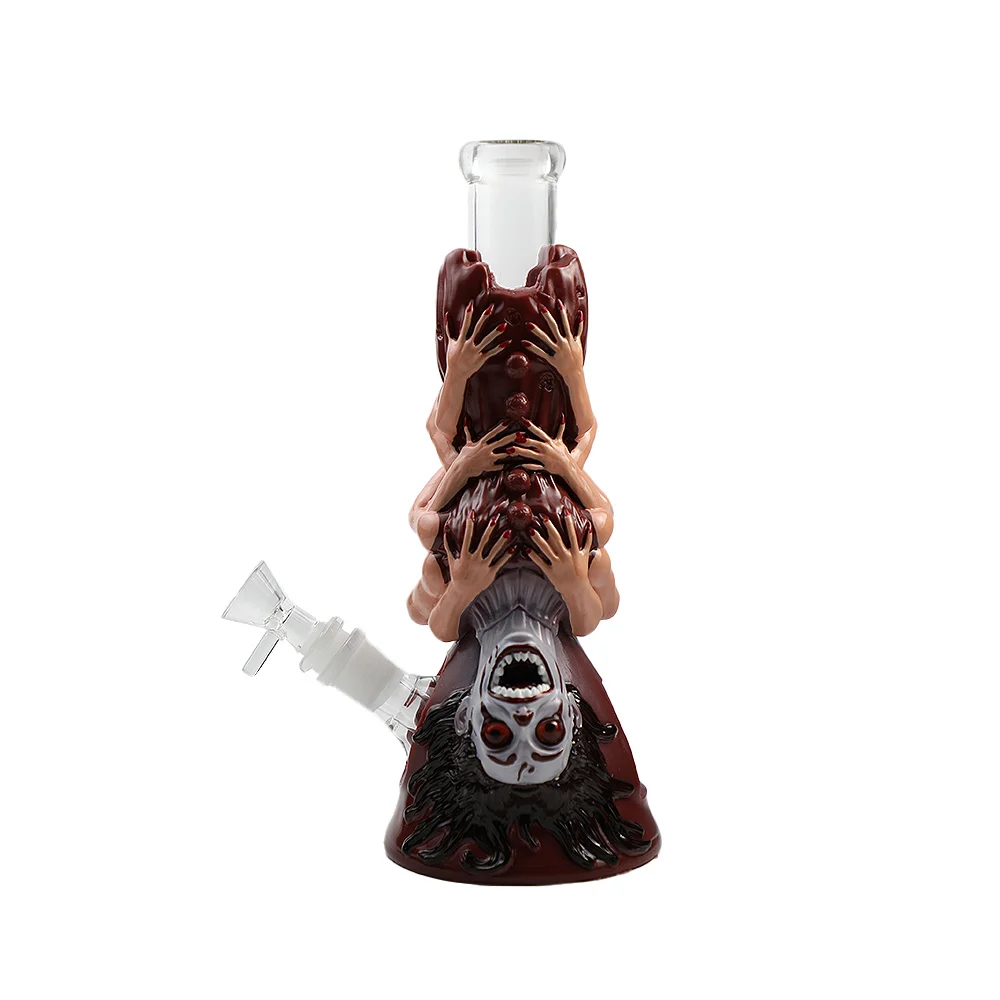 7.95 Inch Hanging Female Ghost Bong