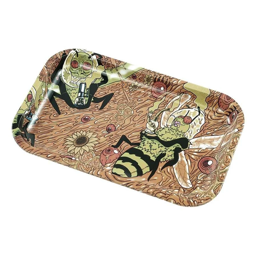 2-Pack Large Metal Rolling Tray - Image 5