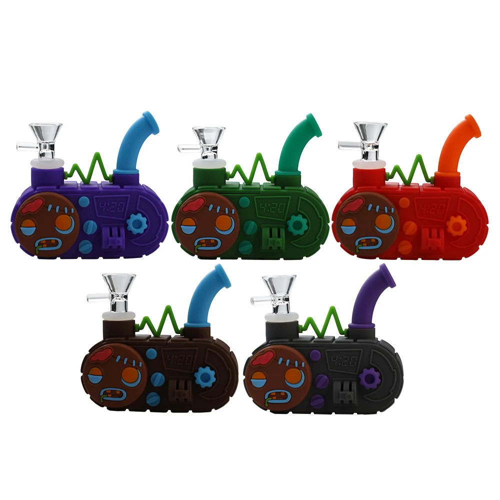 4.2 Inch 420-Radio Player Bong-Color Vary