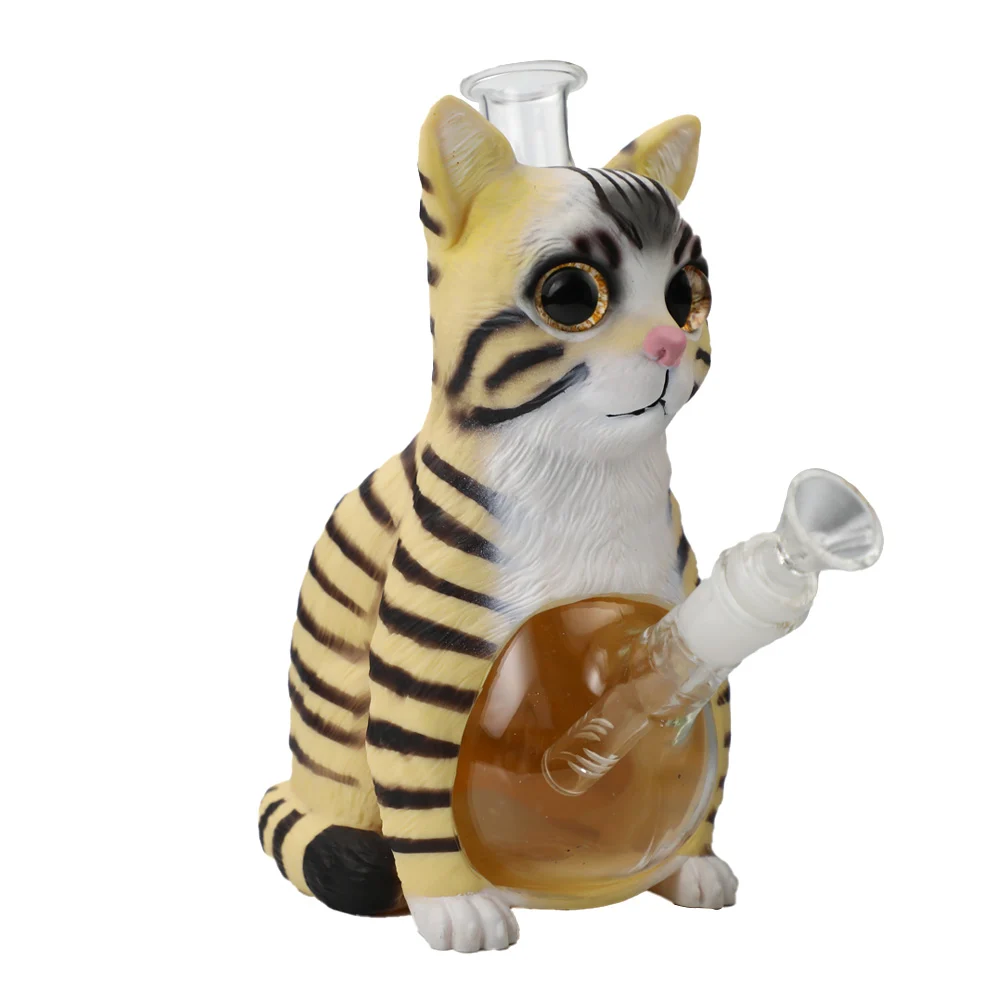 8.8 Inch Tabby Cat Bong