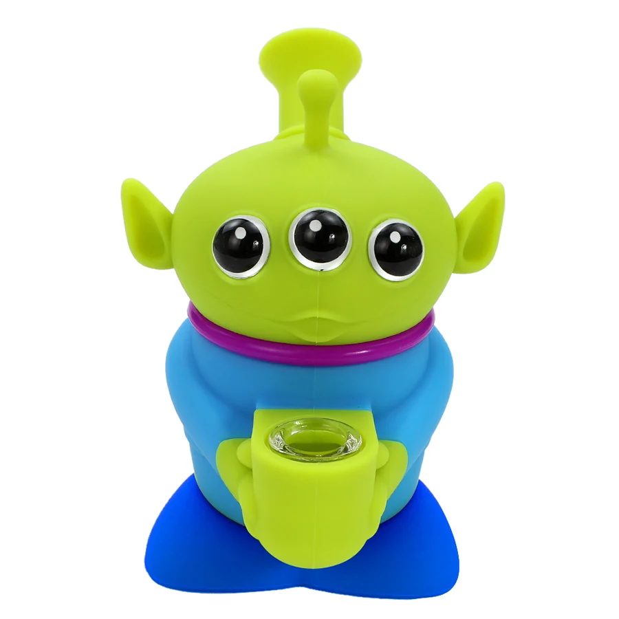 4.7 Inch Three Eyed Alien Bong