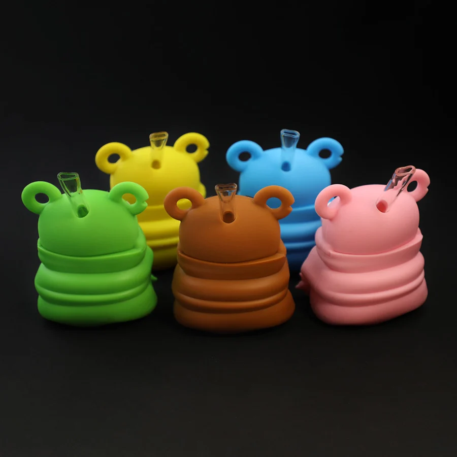 8.5 Tongue-in Cheek Bear Bong-Color Vary - Image 4