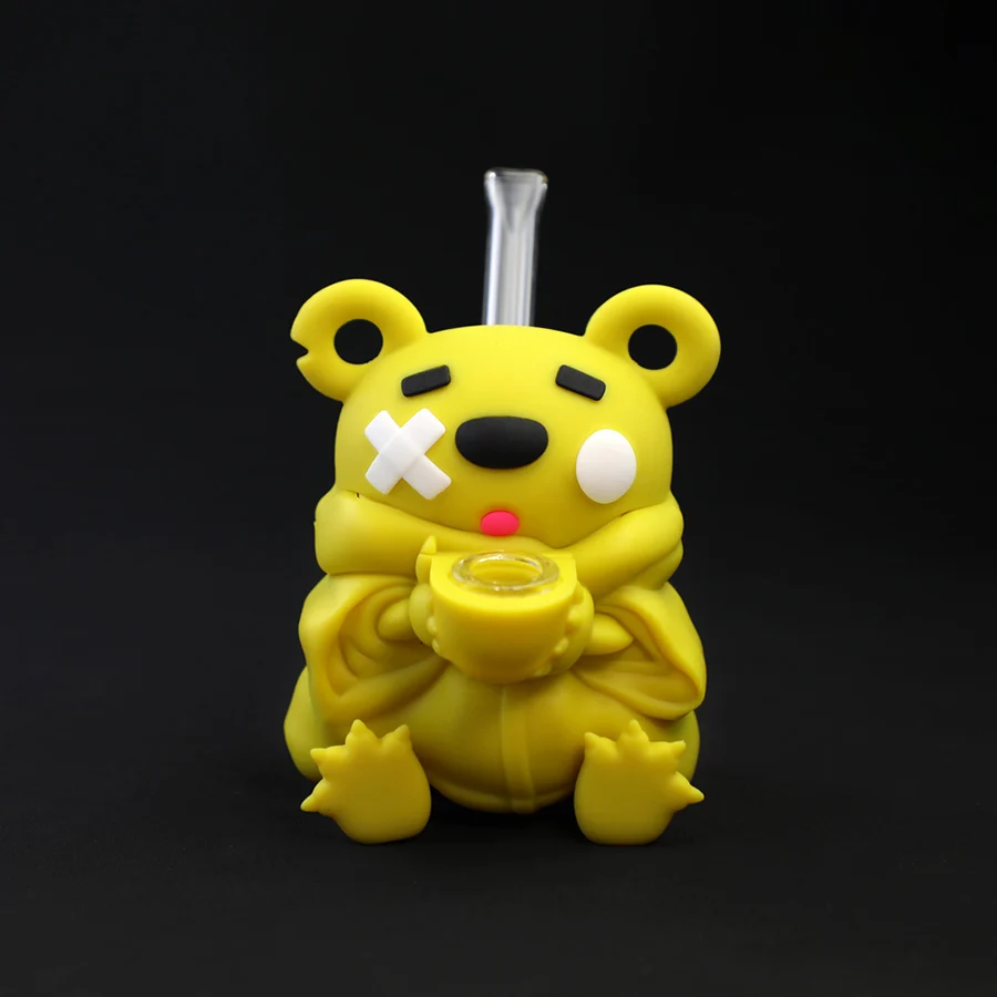 8.5 Tongue-in Cheek Bear Bong-Color Vary - Image 5