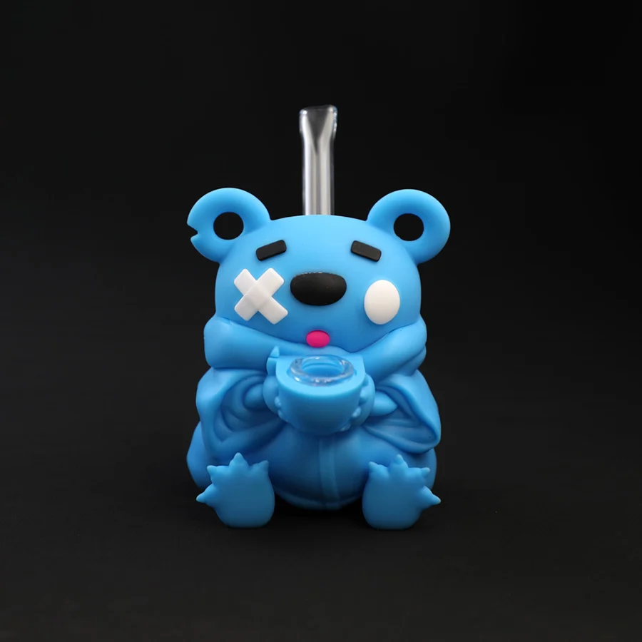 8.5 Tongue-in Cheek Bear Bong-Color Vary - Image 7