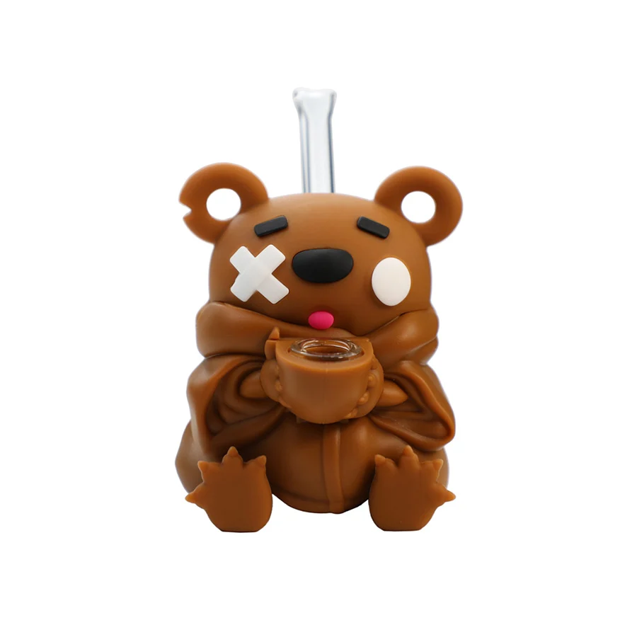 8.5 Tongue-in Cheek Bear Bong-Color Vary - Image 8